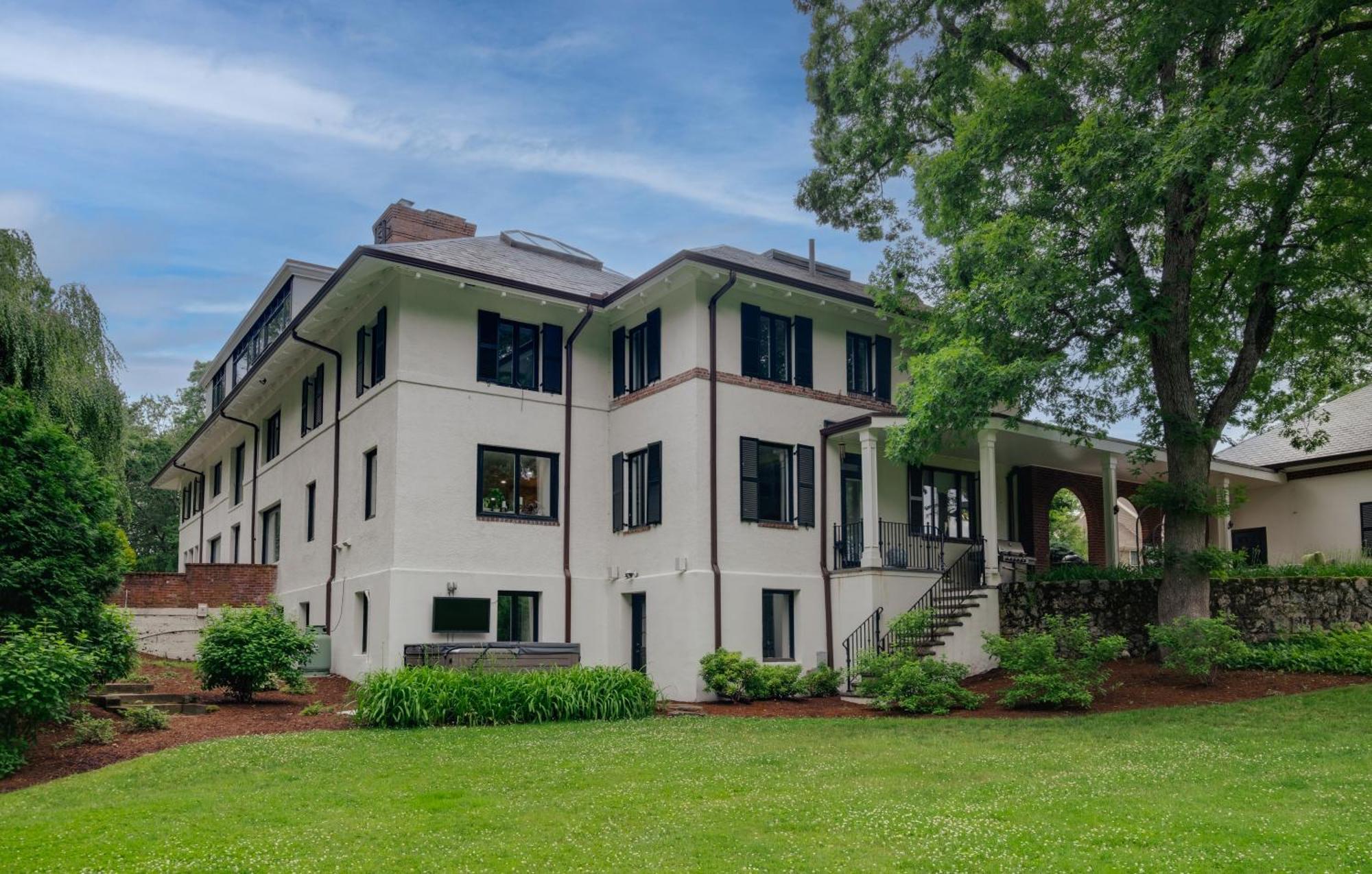 Boston Mansion Heated Pool Fire Pit Tennis نيدهام المظهر الخارجي الصورة