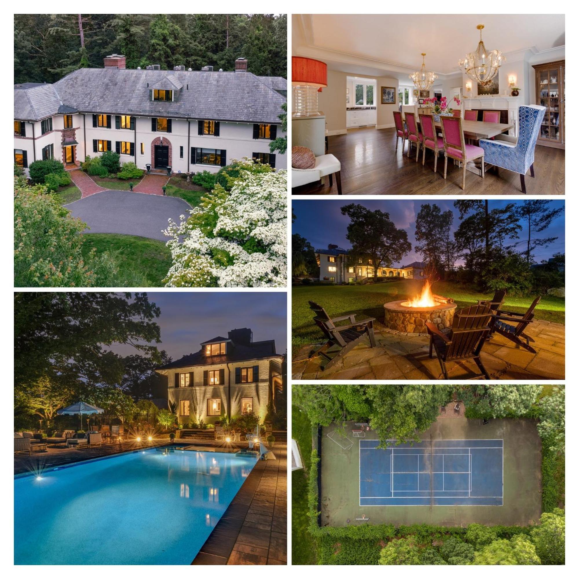 Boston Mansion Heated Pool Fire Pit Tennis نيدهام المظهر الخارجي الصورة